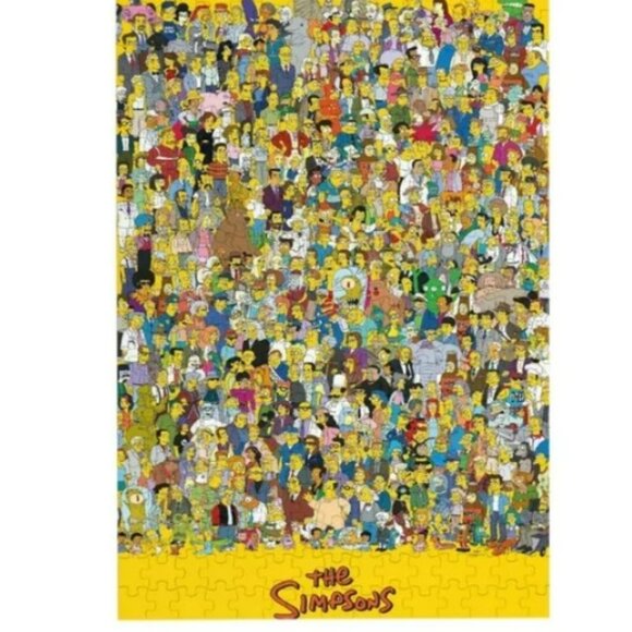 1000PCS Simpsons Jigsaw Puzzles Cartoon Anime Picture Puzzle - NWT - Picture 1 of 1